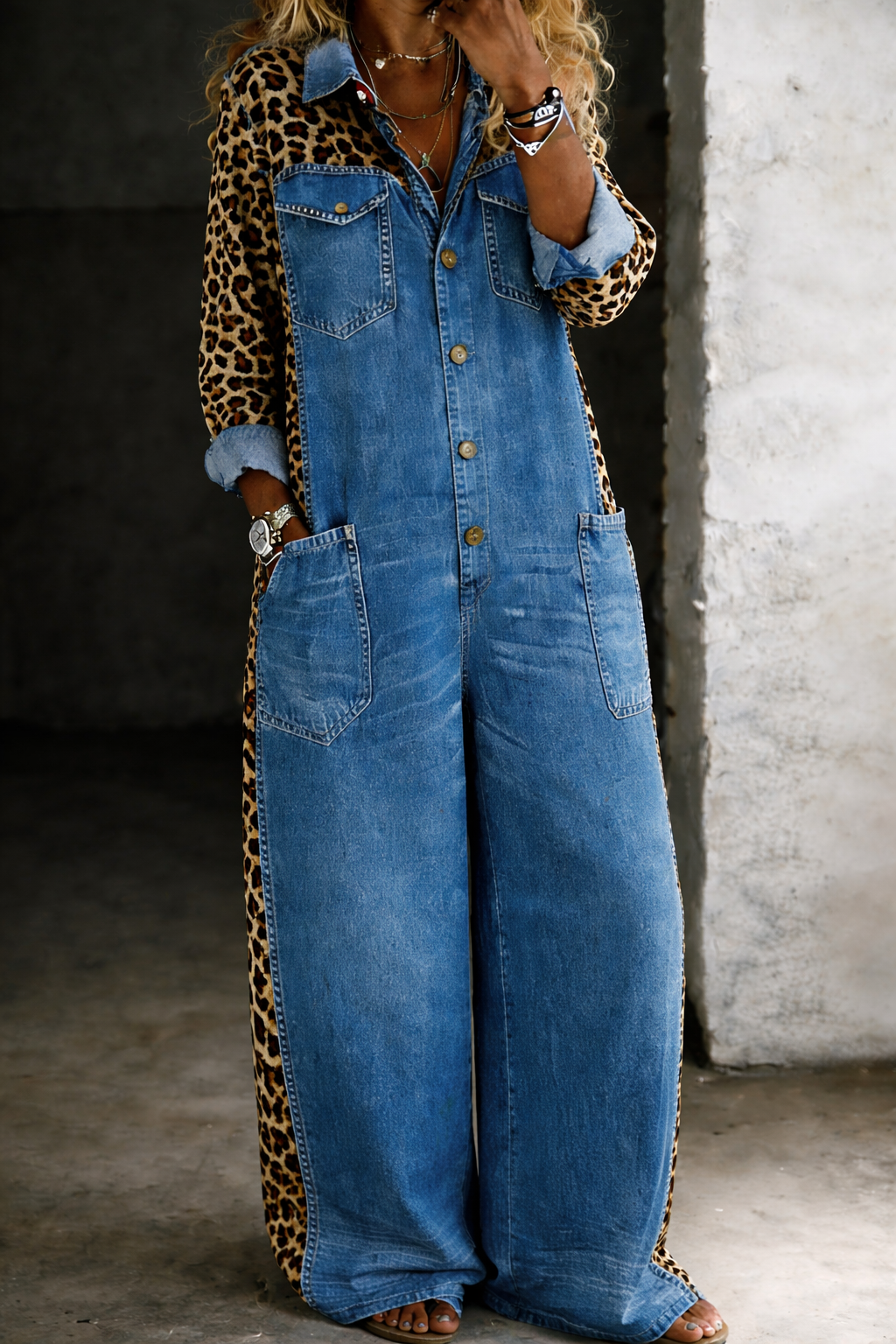 Sabriel | Utility Pocket Denim Maxi Dress