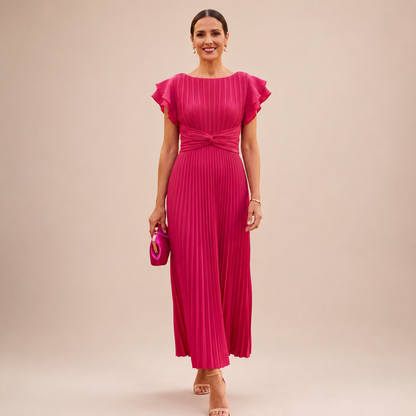 Bellarose | Elegant Gathered Waist Maxi Dress