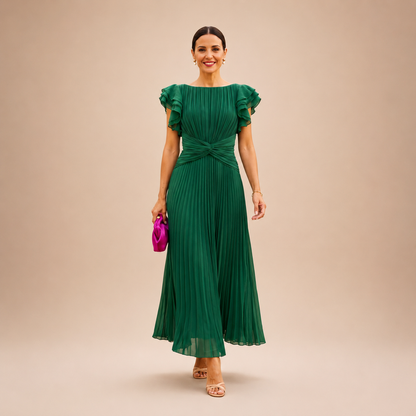 Bellarose | Elegant Gathered Waist Maxi Dress