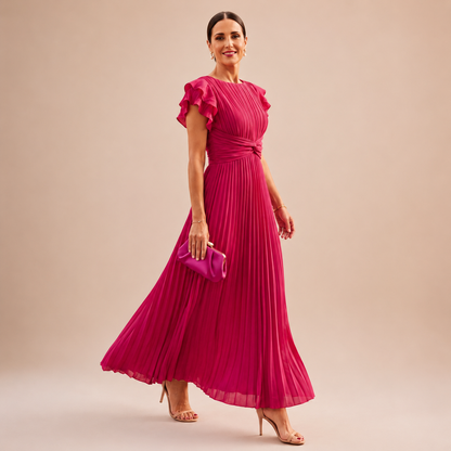 Bellarose | Elegant Gathered Waist Maxi Dress