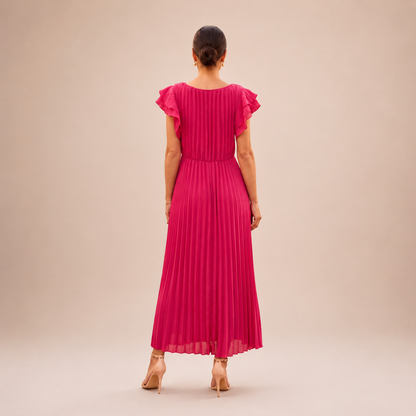 Bellarose | Elegant Gathered Waist Maxi Dress