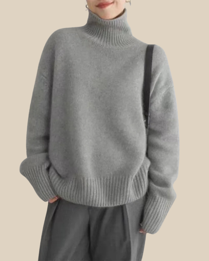 Brivelle | Luxe Turtleneck Knit Sweater