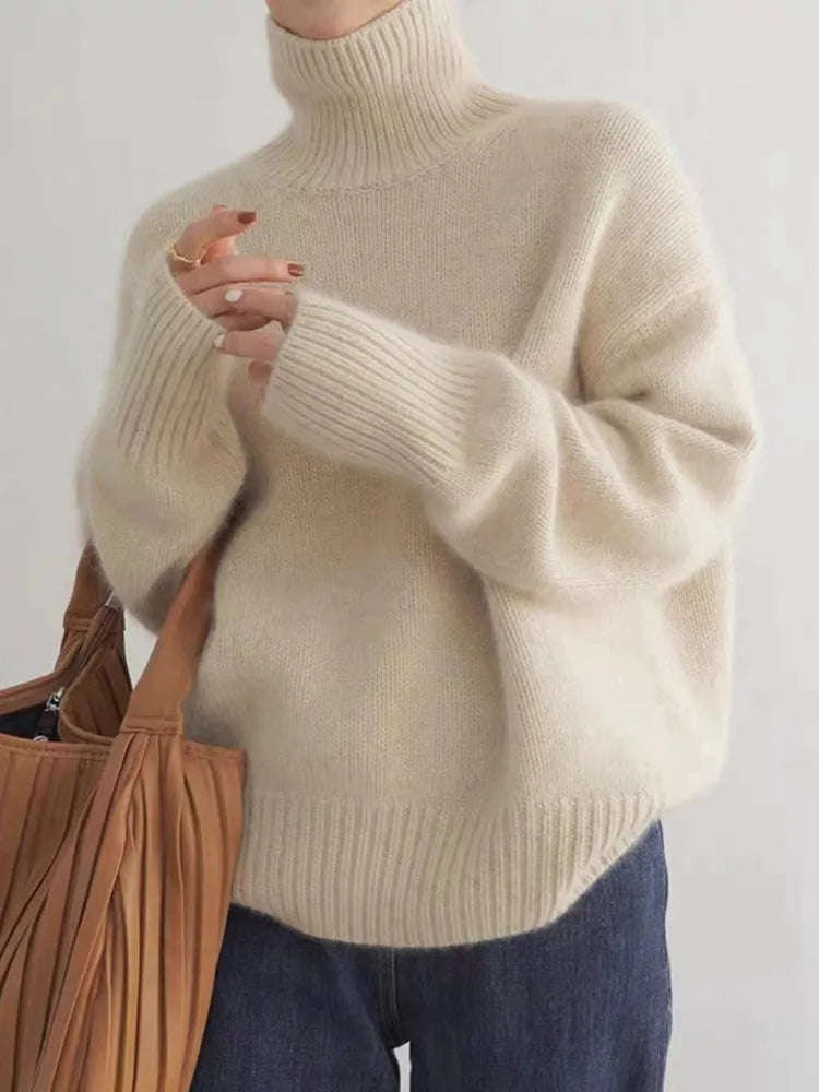 Brivelle | Luxe Turtleneck Knit Sweater