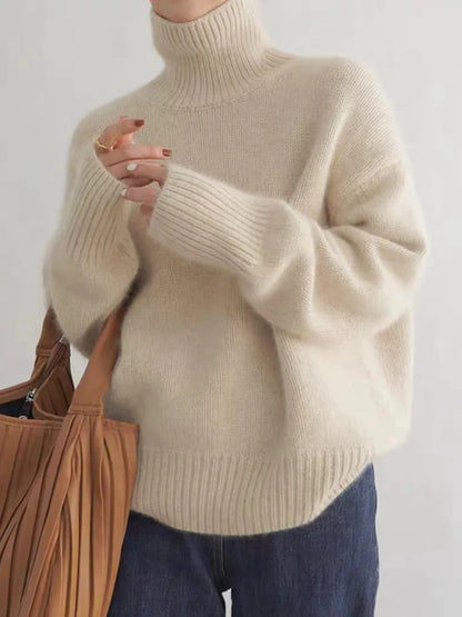 Brivelle | Luxe Turtleneck Knit Sweater