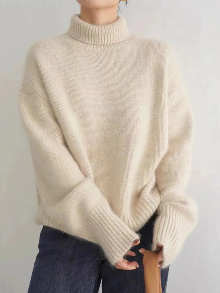 Brivelle | Luxe Turtleneck Knit Sweater