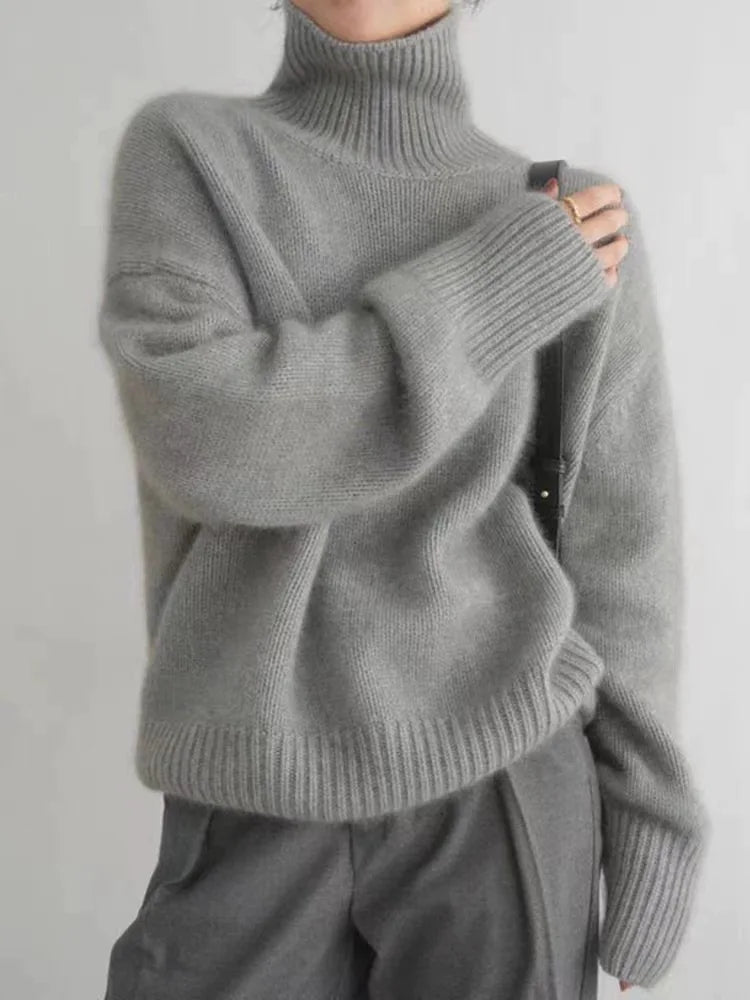 Brivelle | Luxe Turtleneck Knit Sweater
