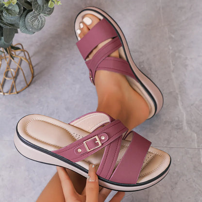 Ysoline | Supportive Double Strap Comfort Sandals