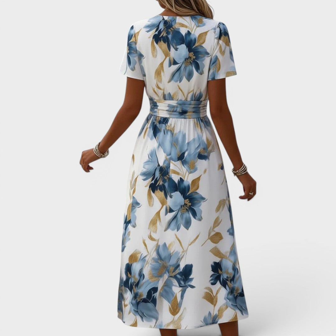 Annelise | Short Sleeve Occasion Midi Dress