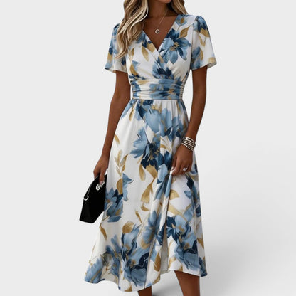 Annelise | Short Sleeve Occasion Midi Dress