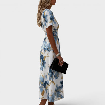 Annelise | Short Sleeve Occasion Midi Dress
