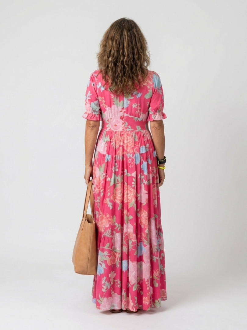 Quinlisse | Ruffle Sleeve Flowing Summer Dress