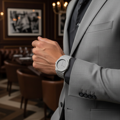 Preston | Modern Geometric Link Watch