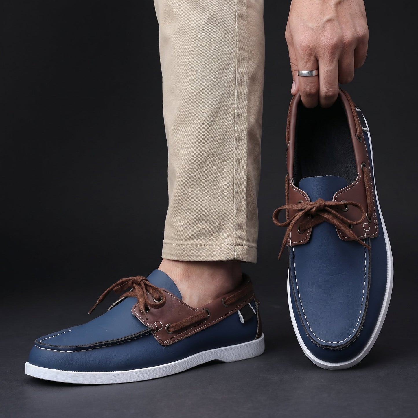 Bramwell | Classic Lace Up Deck Shoes