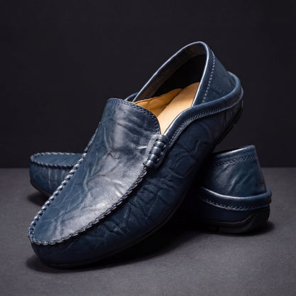 Torsten | Backless Leather Driving Loafers