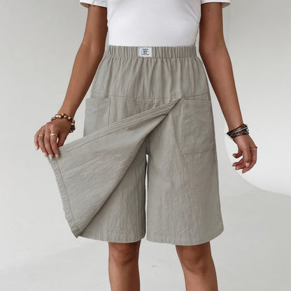 Sienna | High Waist Casual Pocket Shorts