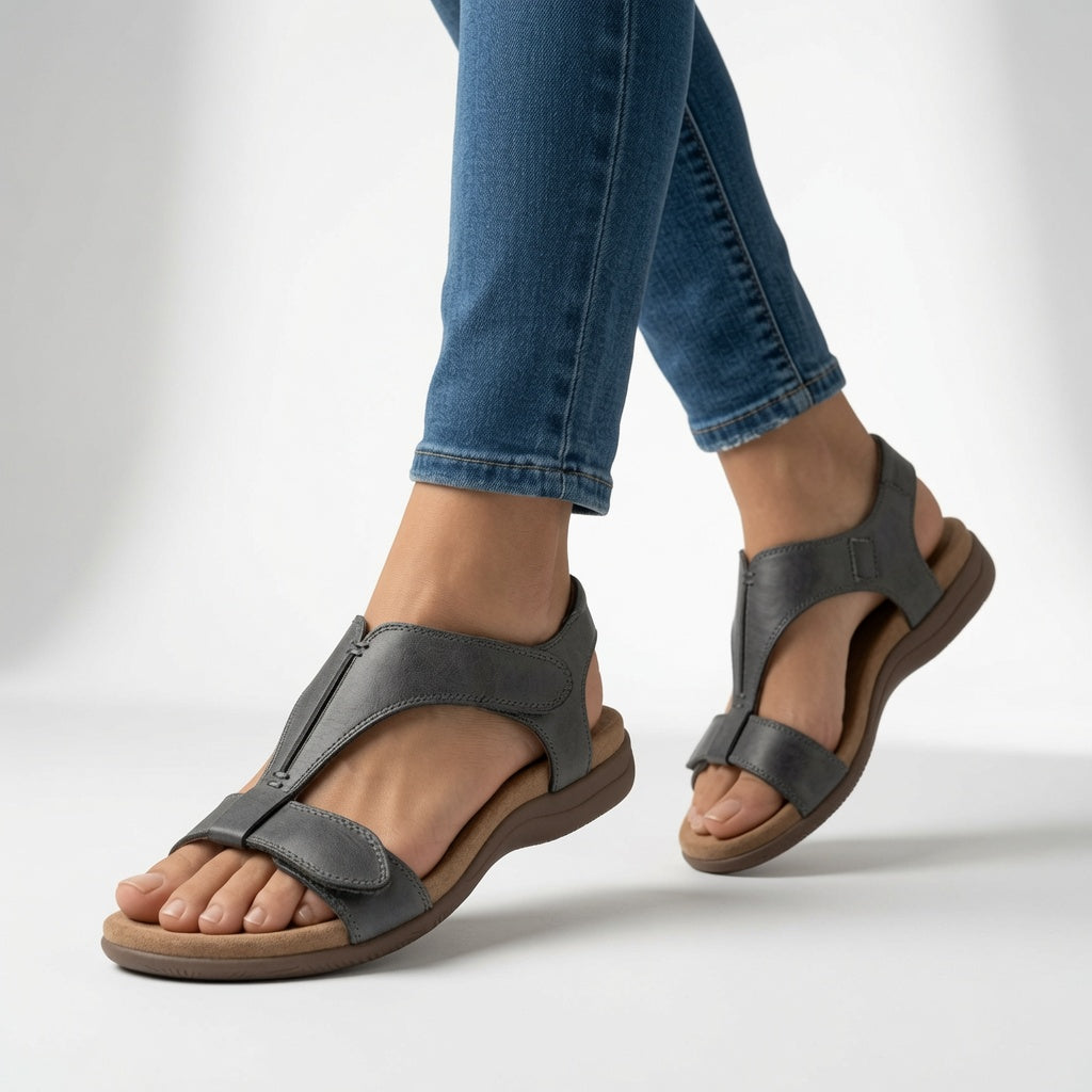 Bellis | Supportive T Strap Comfort Sandals