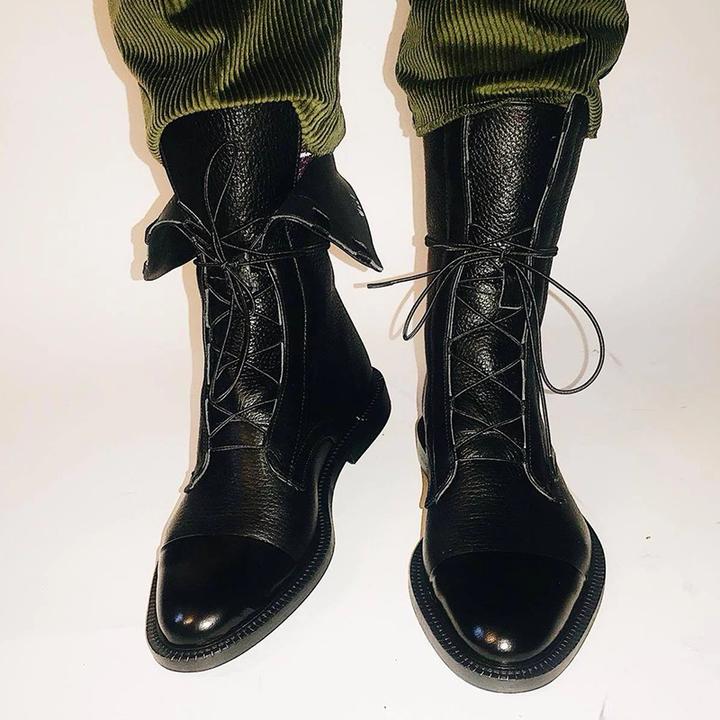 Velorisse | Round Toe Casual Ankle Boots