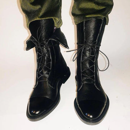 Velorisse | Round Toe Casual Ankle Boots