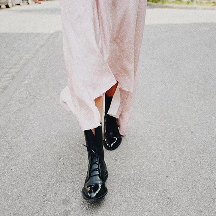 Velorisse | Round Toe Casual Ankle Boots
