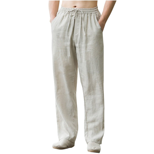 Liam | Relaxed Linen Drawstring Lounge Pants