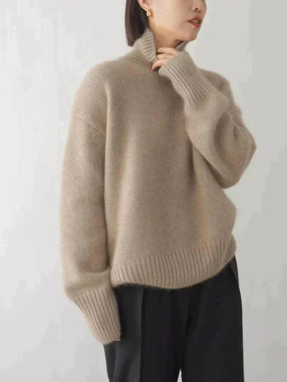 Brivelle | Luxe Turtleneck Knit Sweater