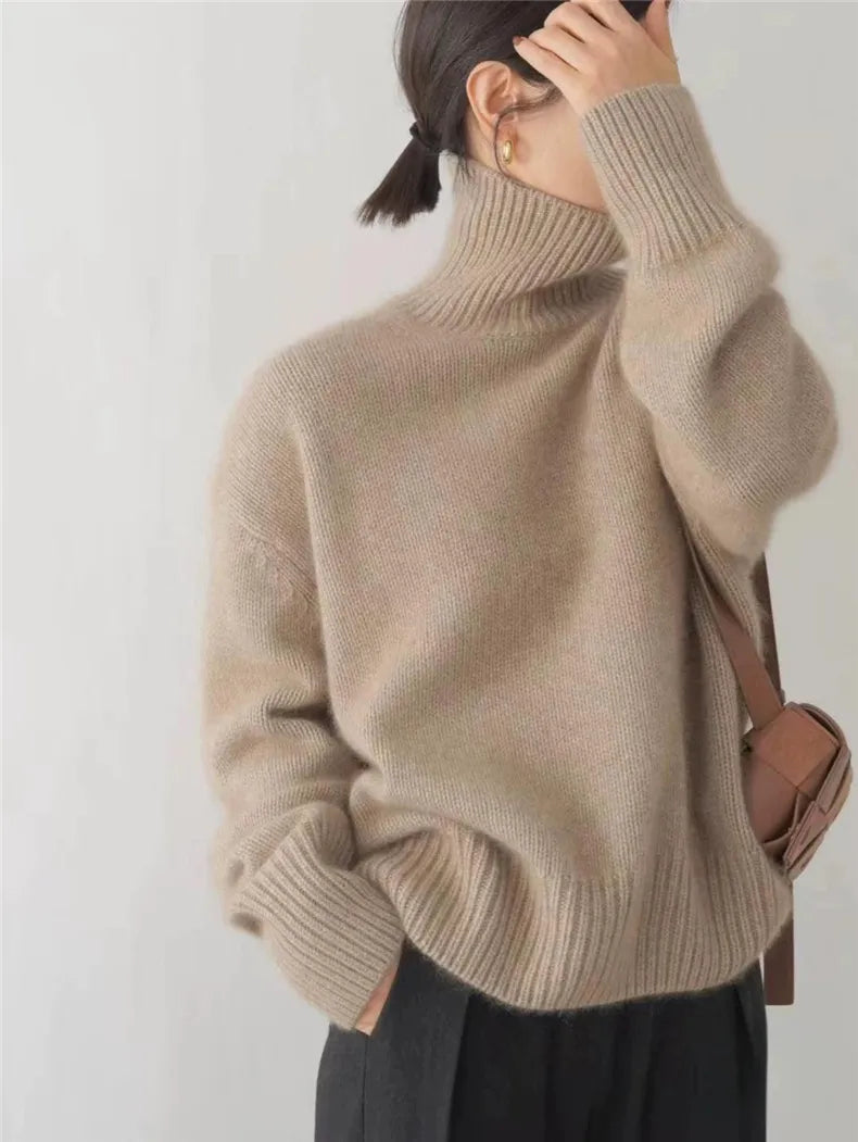 Brivelle | Luxe Turtleneck Knit Sweater