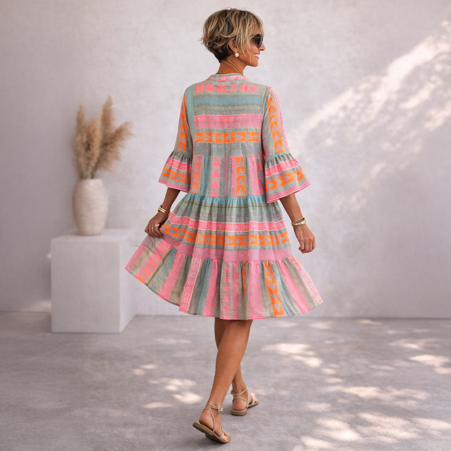 Olivienne | Relaxed Boho Smock Dress