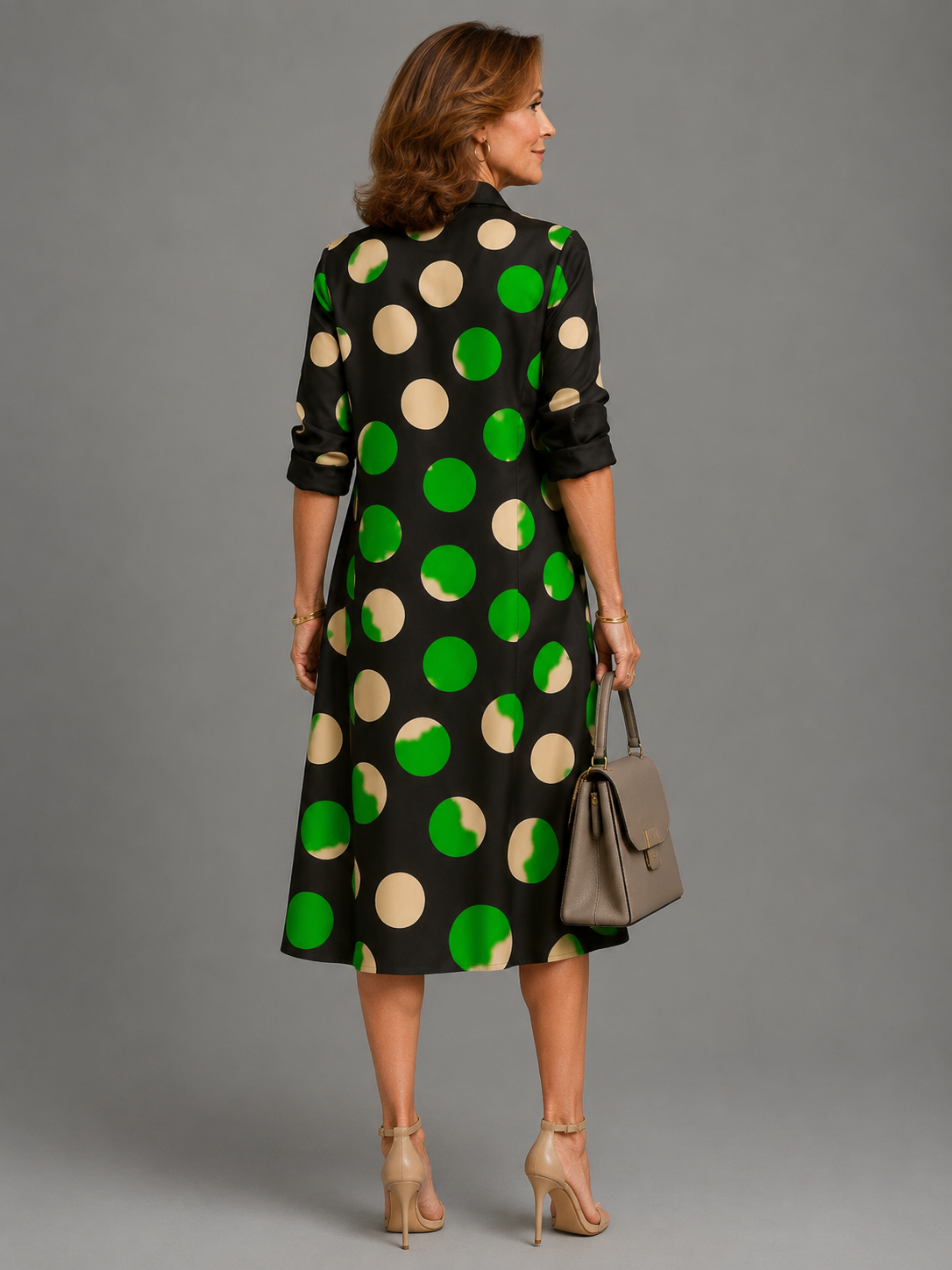 Avenelle | Elegant Printed Midi Dress
