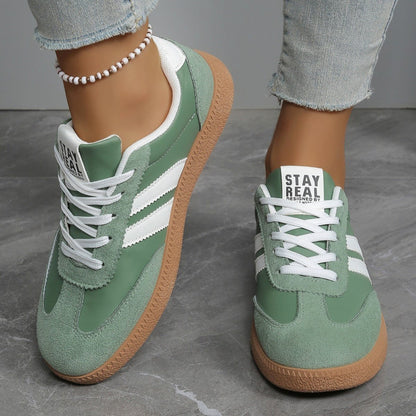 Marvella | Casual Gum Sole Sneakers