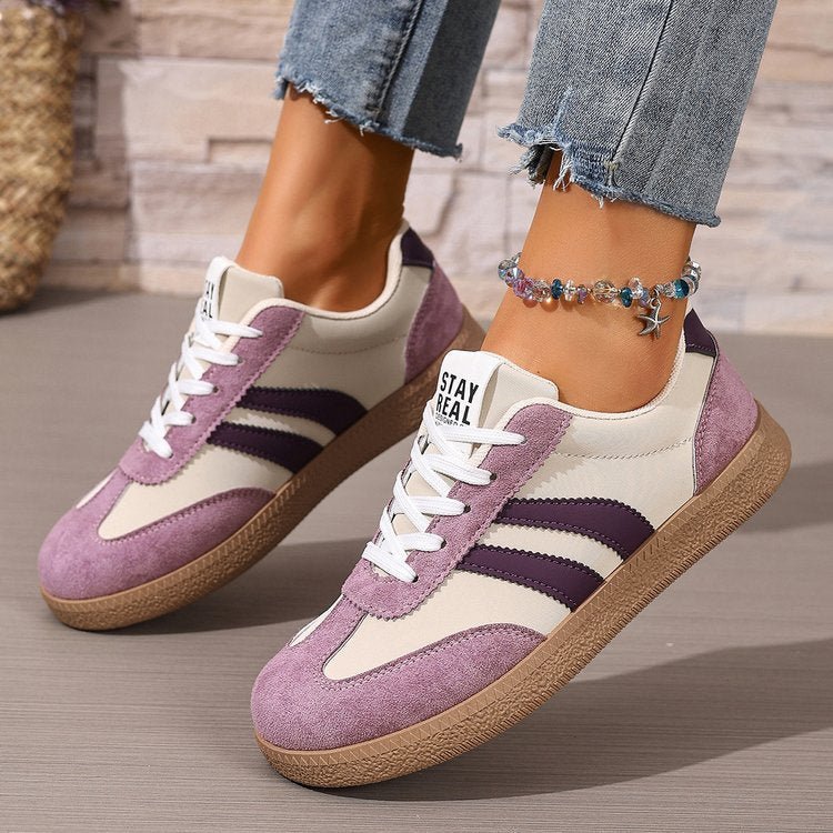 Marvella | Casual Gum Sole Sneakers