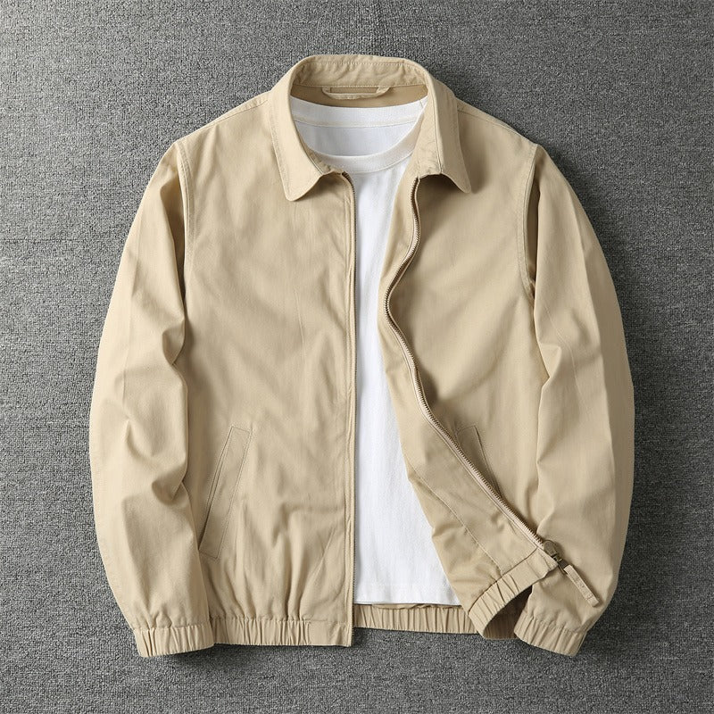 Caleb | Classic Zip Front Casual Jacket