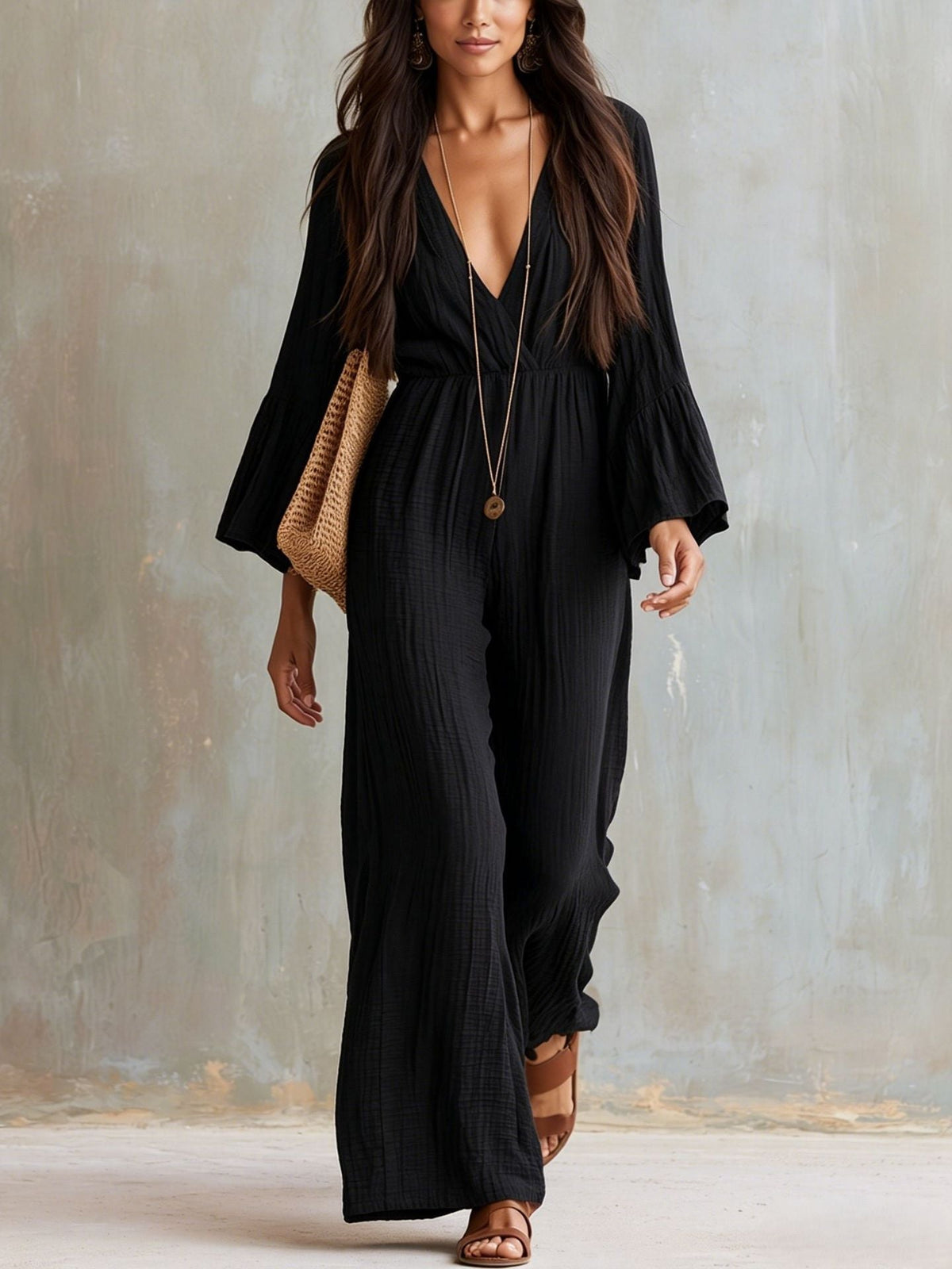 Helenna | Flowy Palazzo Jumpsuit
