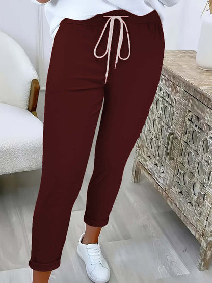 Wynter | Drawstring Comfort Jogger Trousers