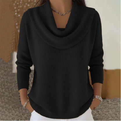 Esmiora | Graceful Cowl Neck Sweater