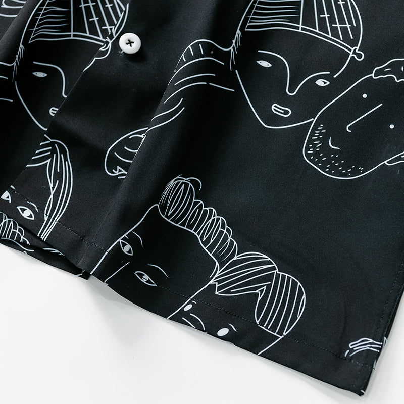 Zayden | Abstract Print Resort Shirt