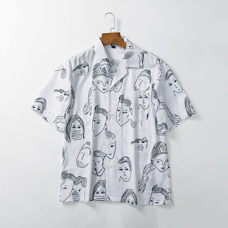 Zayden | Abstract Print Resort Shirt