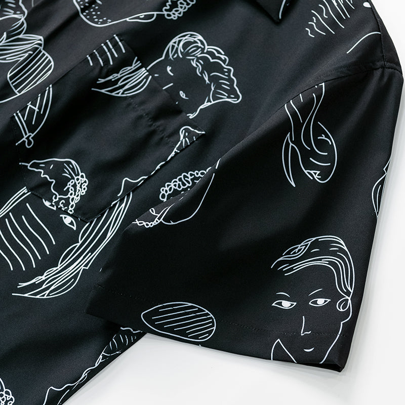 Zayden | Abstract Print Resort Shirt