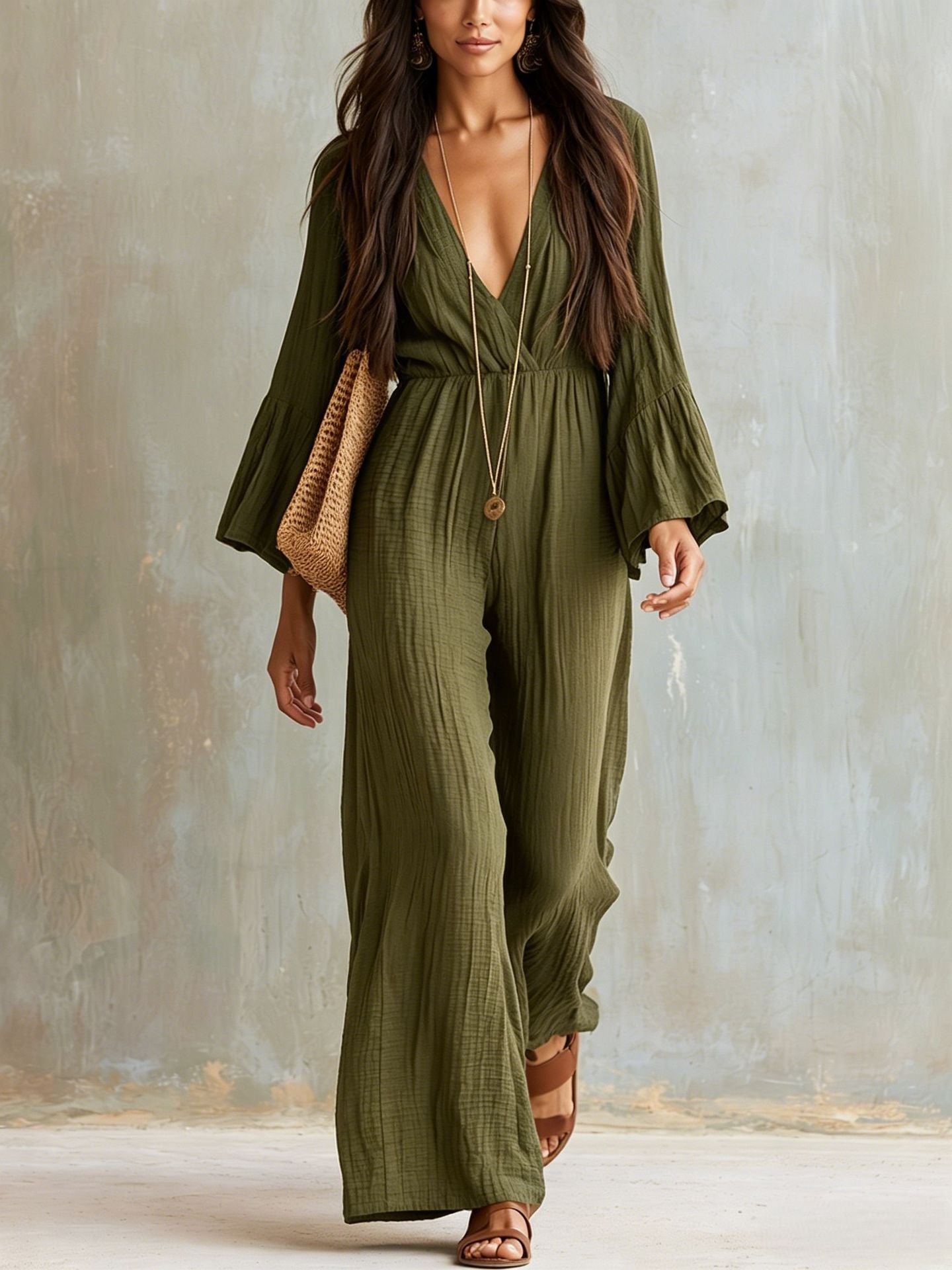 Helenna | Flowy Palazzo Jumpsuit