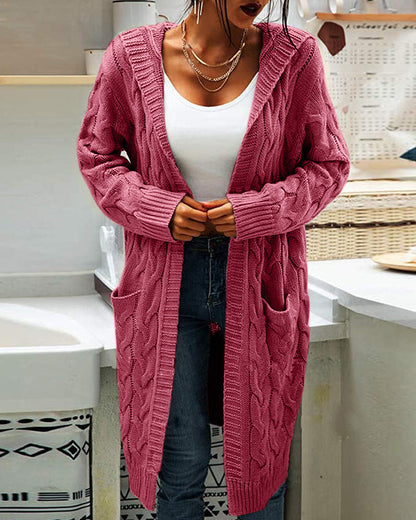 Kessara | Cozy Open Front Pocket Cardigan