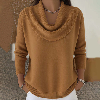 Esmiora | Graceful Cowl Neck Sweater