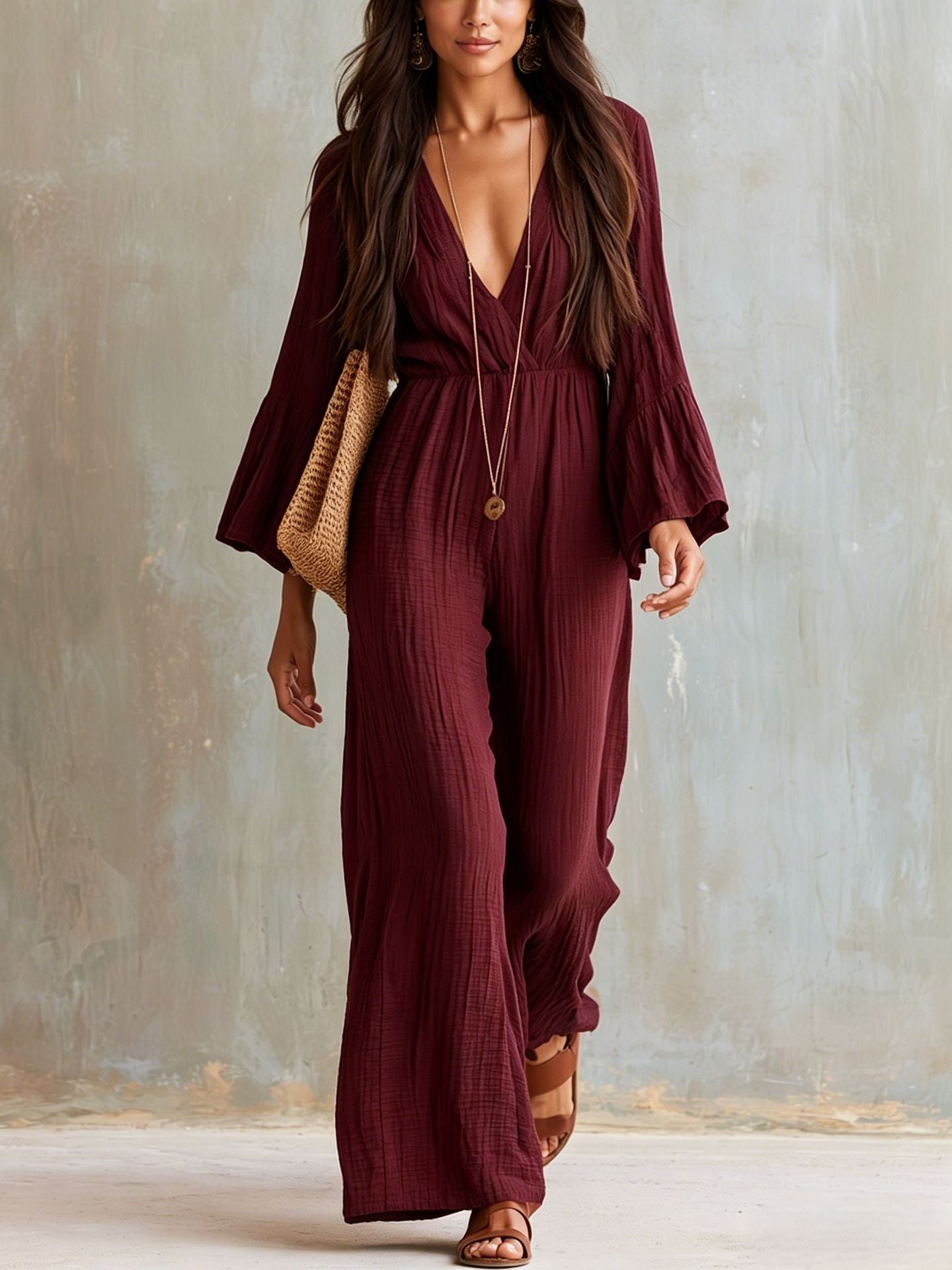 Helenna | Flowy Palazzo Jumpsuit