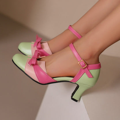 Cecily | Vintage Inspired Bow Heels