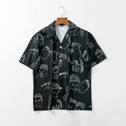 Zayden | Abstract Print Resort Shirt