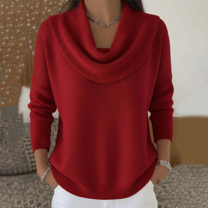 Esmiora | Graceful Cowl Neck Sweater