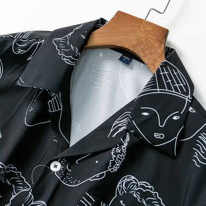 Zayden | Abstract Print Resort Shirt