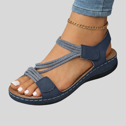 Tessa | Braided Strap Comfort Sandals