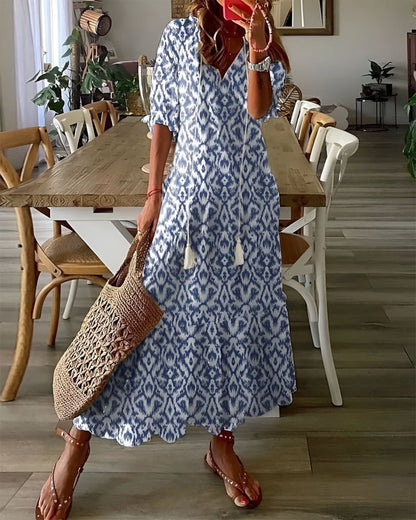 Calistae | Breezy V Neck Day Dress