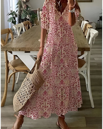 Calistae | Breezy V Neck Day Dress