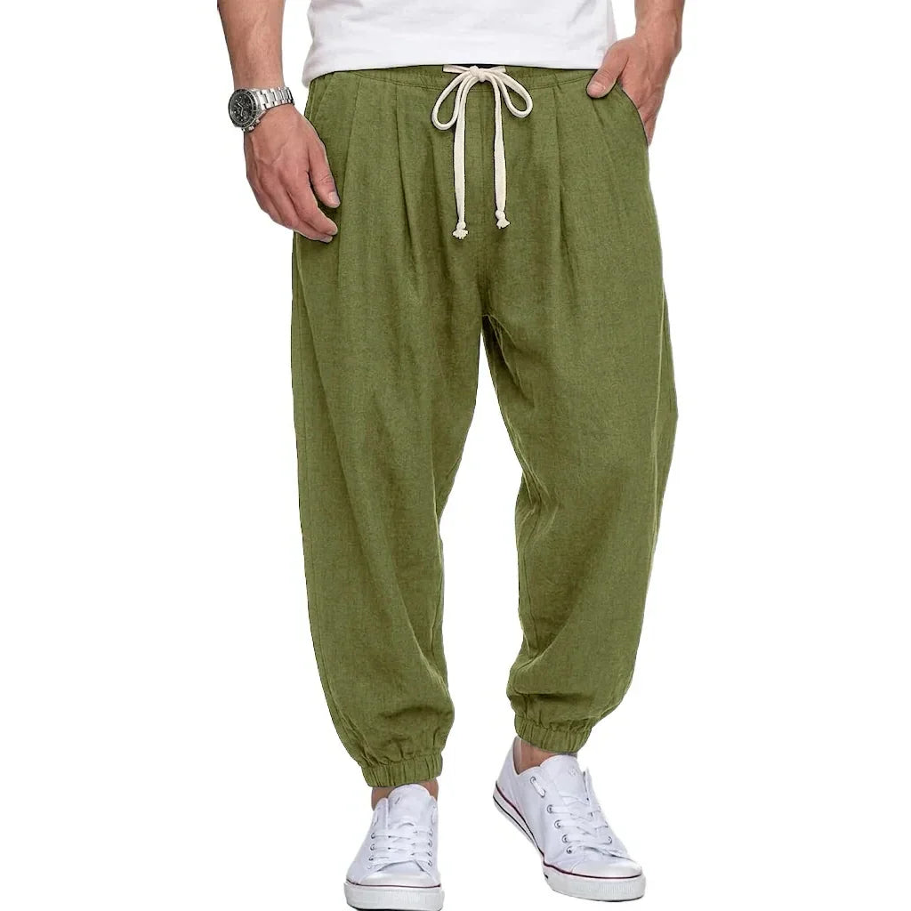 Jace | Relaxed Drawstring Tapered Pants