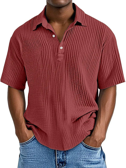 Jorvik | Lightweight Button Neck Polo
